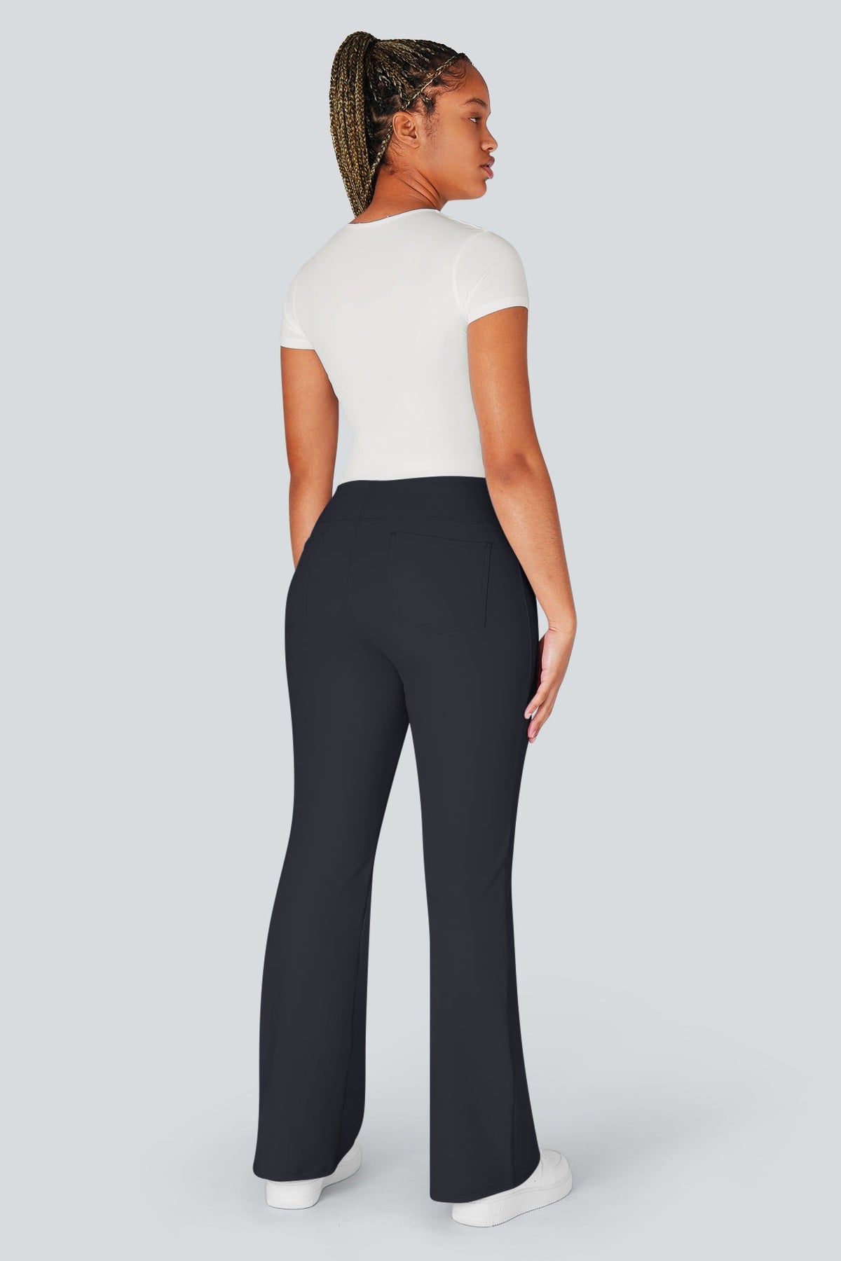 LULU HIGH WAISTED WORK PANTS