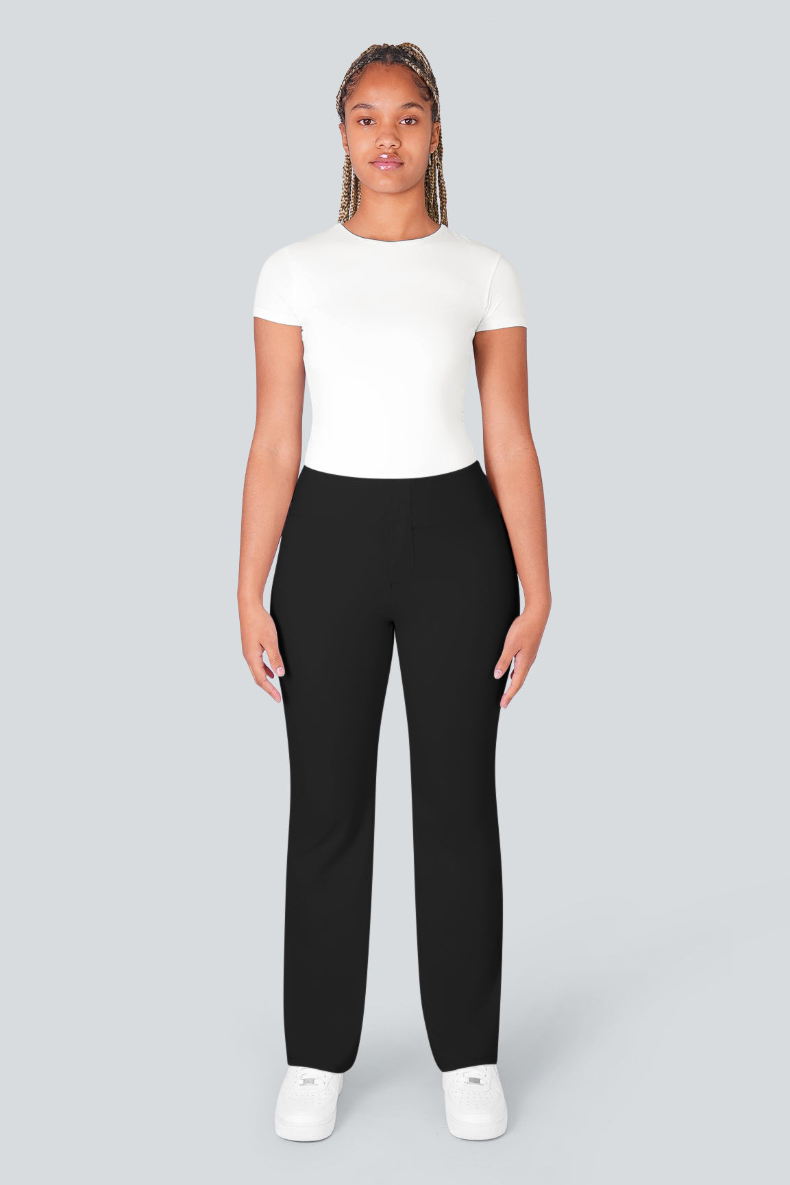 LULU HIGH WAISTED WORK PANTS