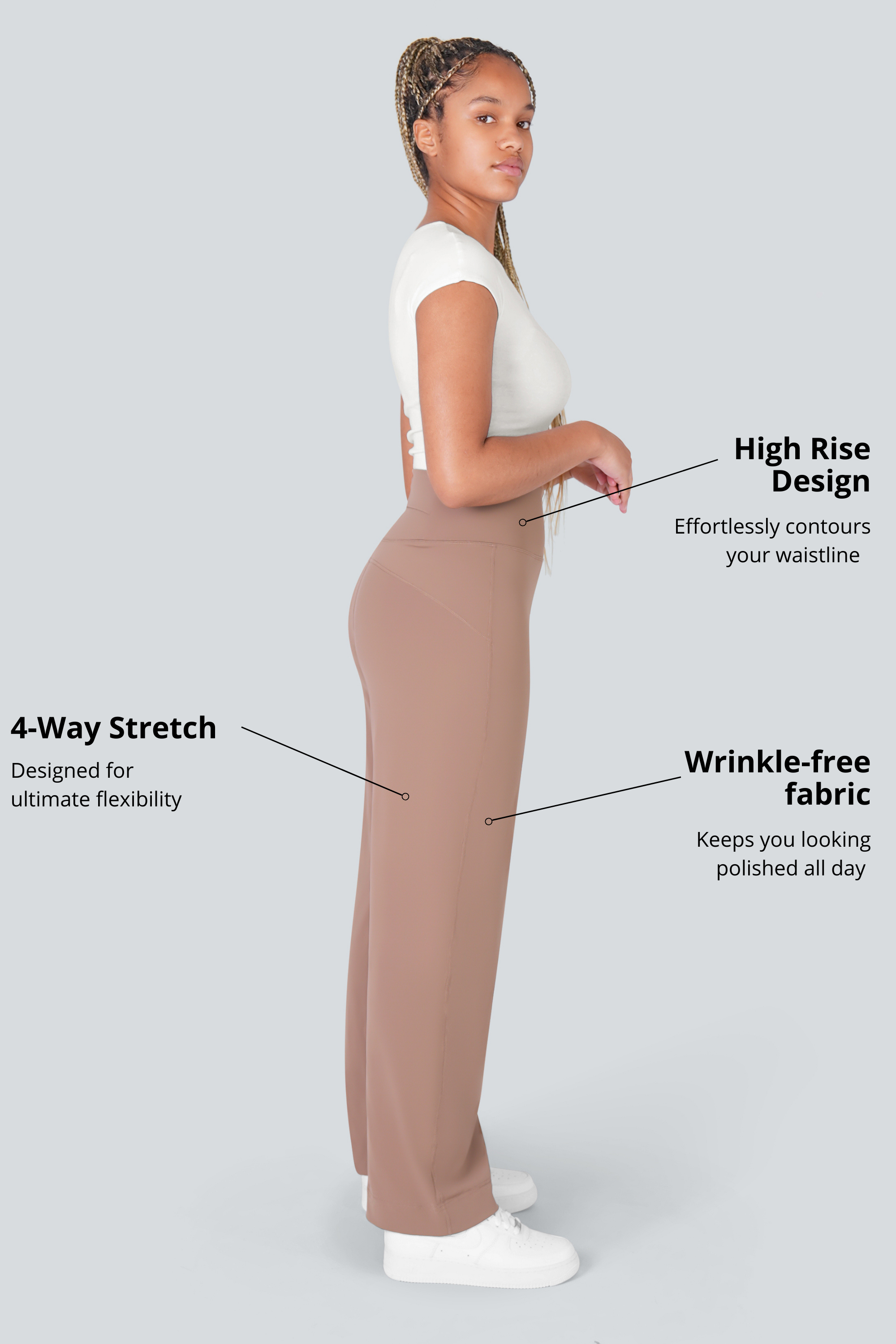 Nulu Relaxed Straight Pants (1+1 GRATIS)