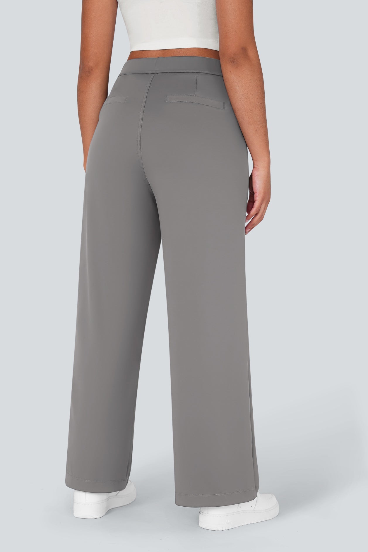 ANNE HIGH WAISTED STRAIGHT LEG TROUSERS