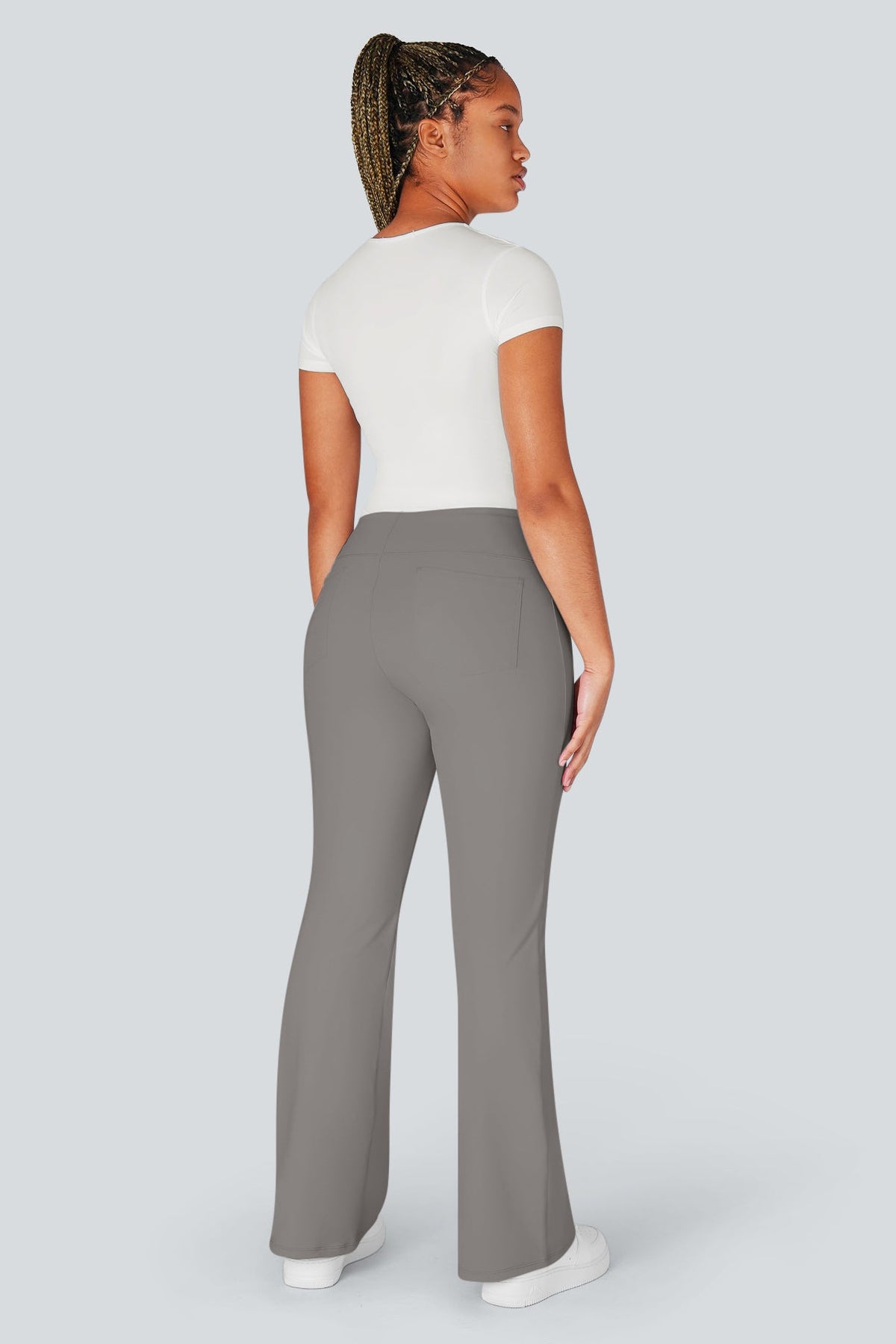 LULU HIGH WAISTED WORK PANTS
