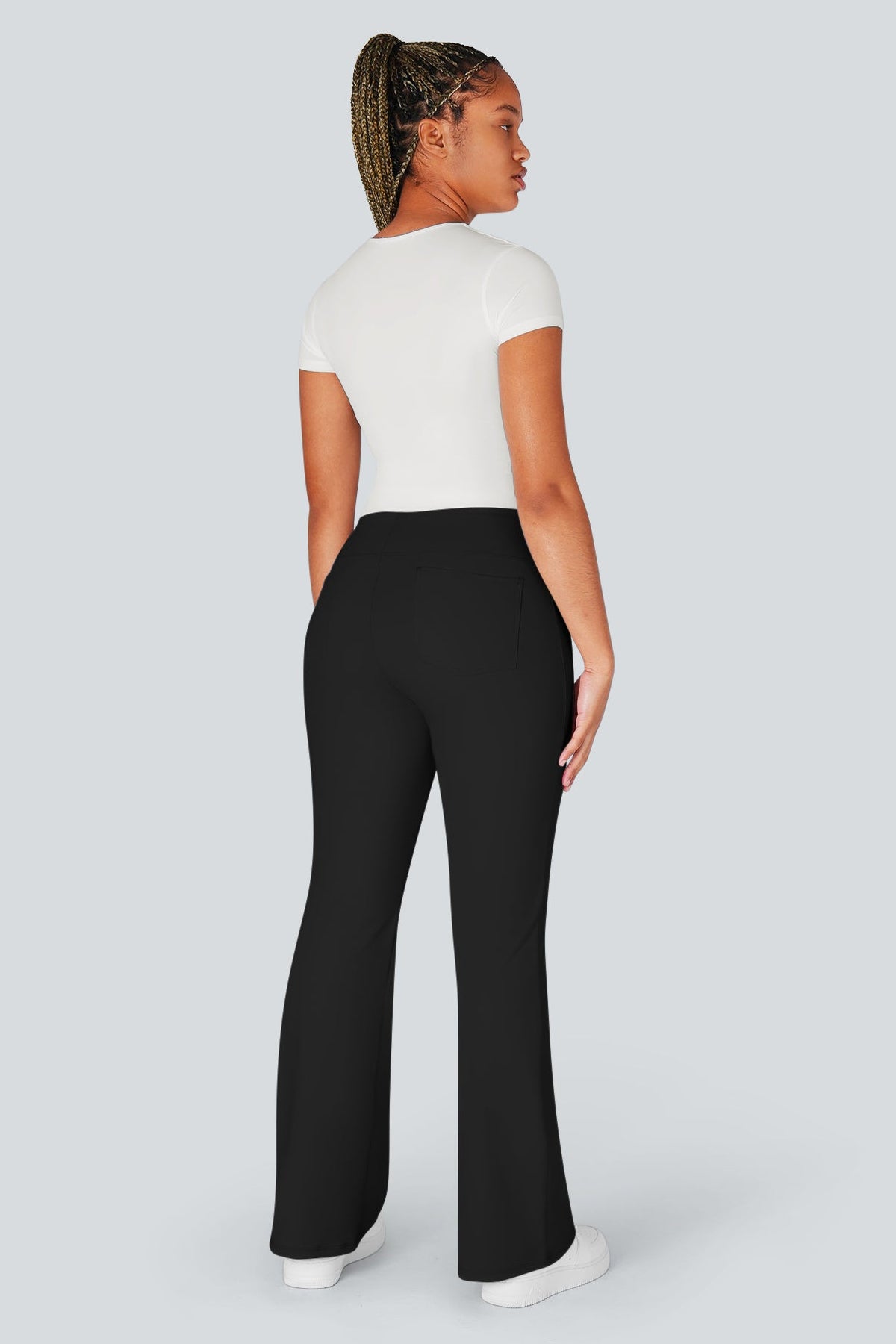 LULU HIGH WAISTED WORK PANTS