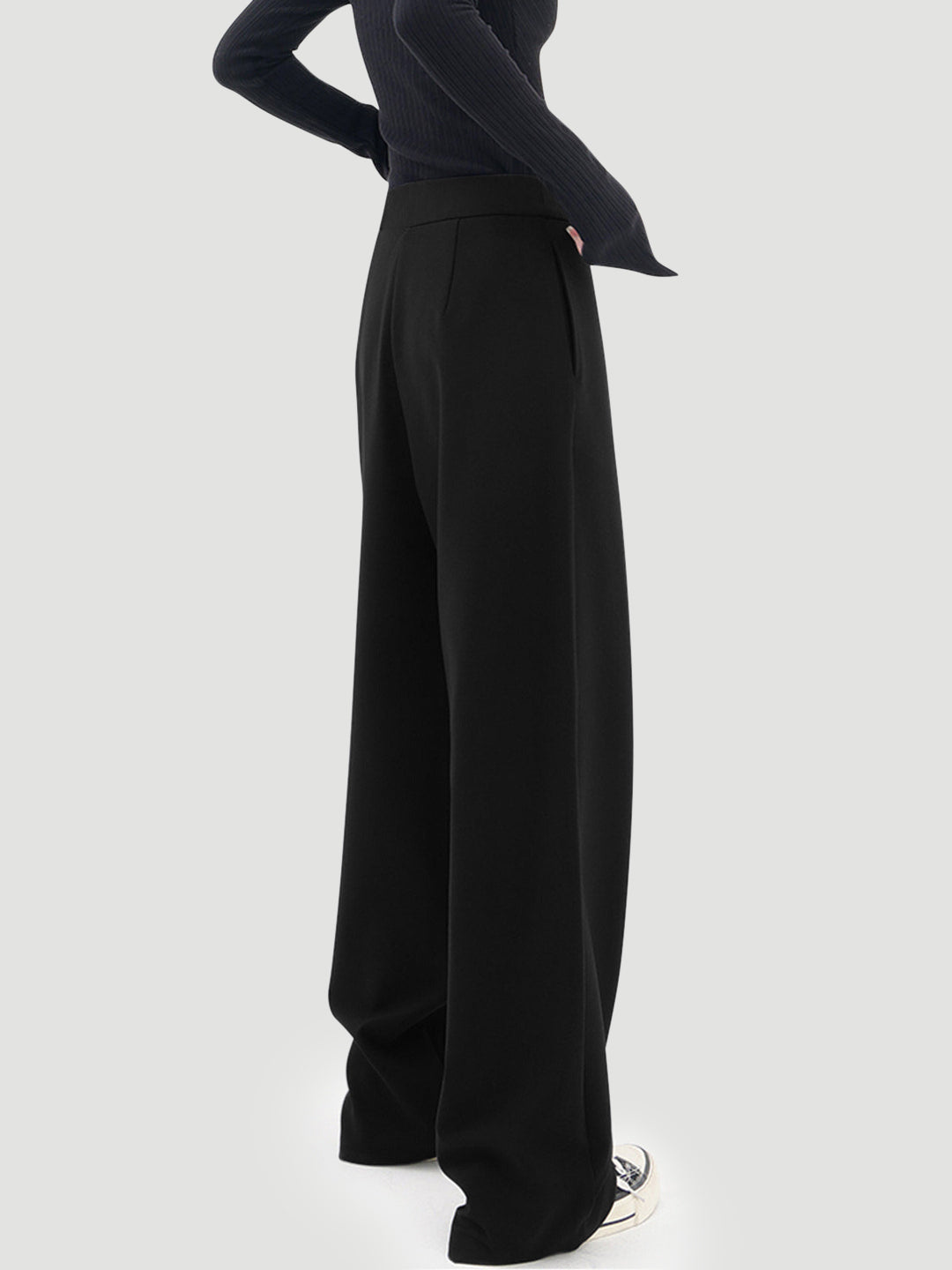 ASYMMETRICAL BAGGY TROUSERS